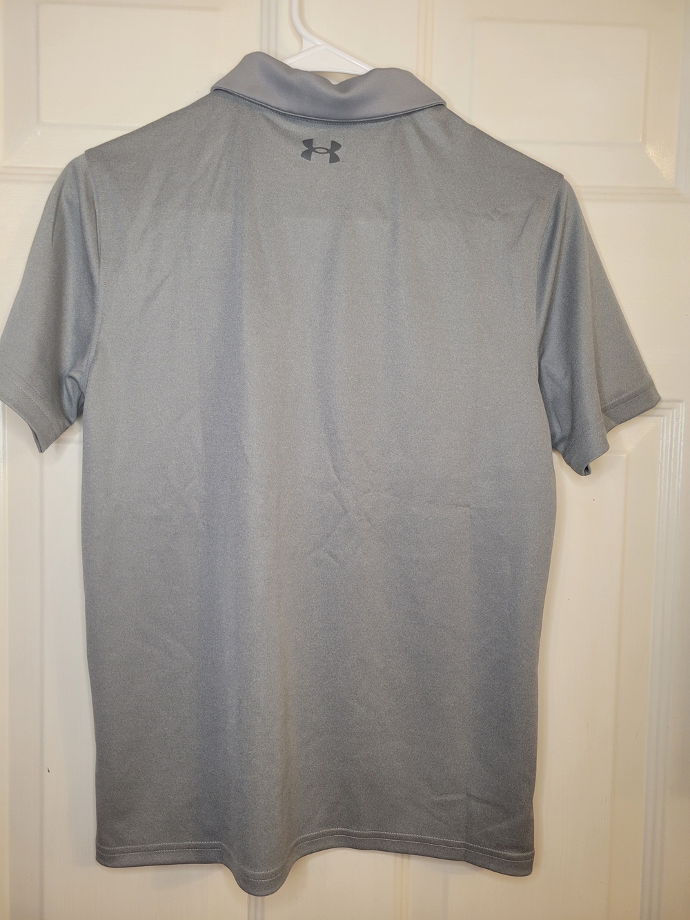 Under Armour Boy’s Gray Performance Polo - Picture 7 of 9